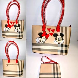 Lrg Custom Painted Shoulder Bag Set
